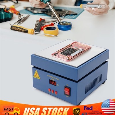 Electric Preheat Soldering Station Soldering Hot Plate Machine AC110V 50/60Hz