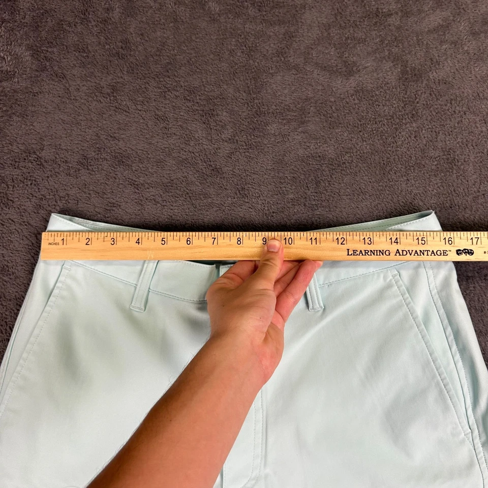 Pantalones Cortos de Golf FootJoy Para Hombre 32 Frente Plano Verde Menta 8” Entrepierna Rendimiento FJ NUEVOS SIN ETIQUETAS Foto 2 de 4