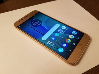Motorola Moto G5S Plus - 32 GB - Gold (Factory Unlocked) (Good, Some Scuffs)