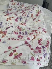 $3150 D. Porthault France 4pc Sheet Set 100% Cotton Percale Print 9.5/10