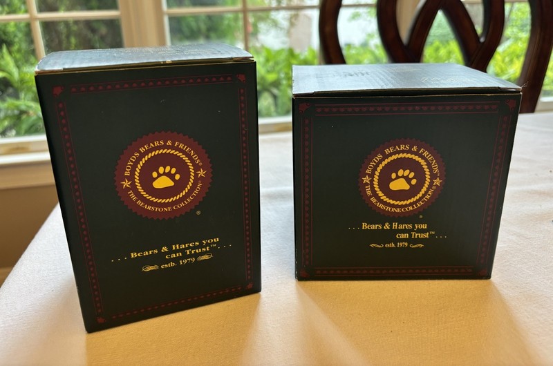2 Nw Lot New Boyds Bear Resin Figurines Graduation Ima Scholar Sissie Lil Sipper