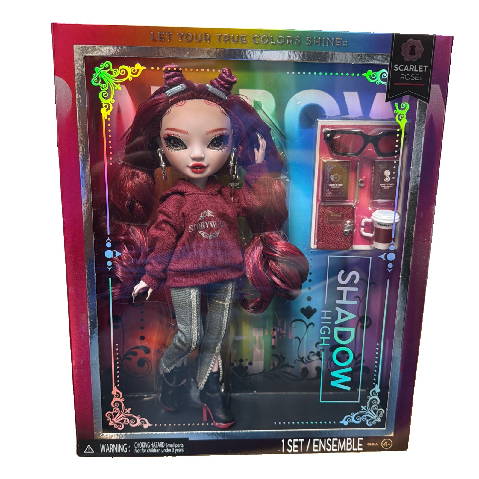Детские аксессуары для кукол Rainbow High Shadow High Scarlet Rose Red Fashion Doll Outfit MGA Toy New