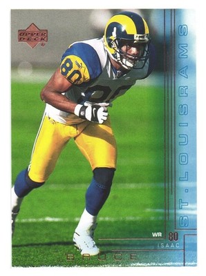 2000 Upper Deck NFL Football St. Louis Rams Isaac Bruce