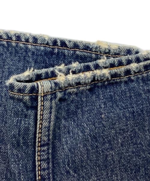 FDMTL Distressed Sashiko Patchwork Denim Pants Me… - image 4