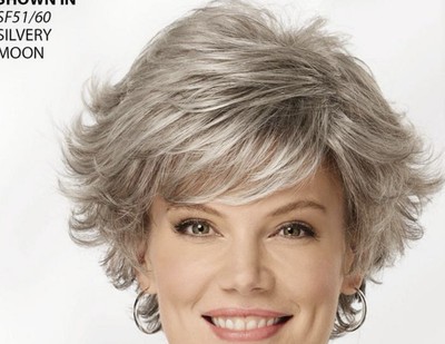 Paula Young ''Dance'' Wig Two-Tone Color Silvery Moon sf51/60 New!