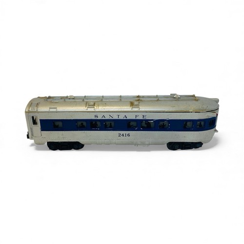 LIONEL #2416 SANTE FE AUSSICHTSWAGEN SPUR O PERSONENWAGEN + ANDERE WAGEN | Zustand: Used