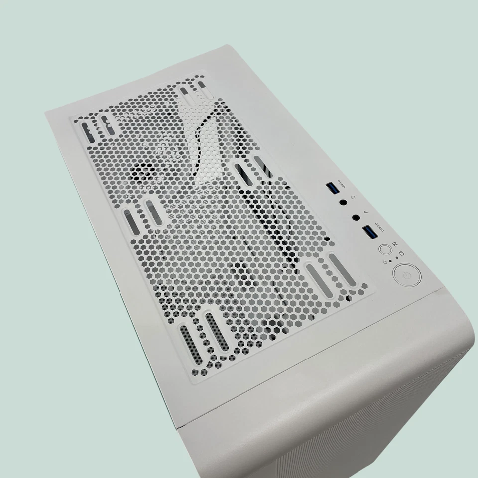 Thermaltake CA-1X2-00M6WN-00 S200 TG ARGB Snow Mid Tower Chassis White #UM8765 - Image 3 of 4