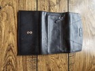Vintage Fossil Black Leather Checkbook Wallet — photo 5