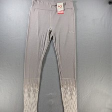 Kari Traa Juliane Wool Pants Women XL Grey Merino Baselayer Leggings New