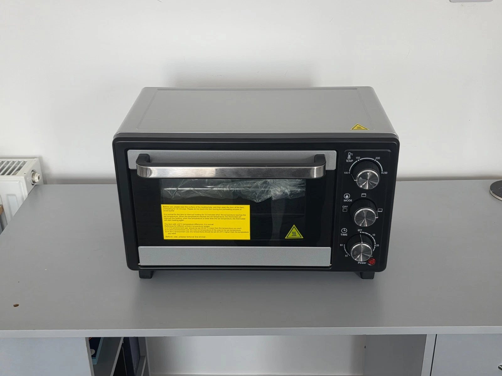 HOMCOM Mini Oven, 16L Countertop Electric Grill, Toaster Oven Adjustable Temp
Opens in a new window
