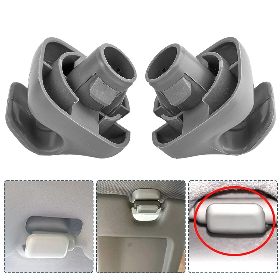 2X 88217S04003ZA Civic Accord CR-V Parasol Soporte Gancho Clips Suspensión Ajuste Honda Foto 4 de 4