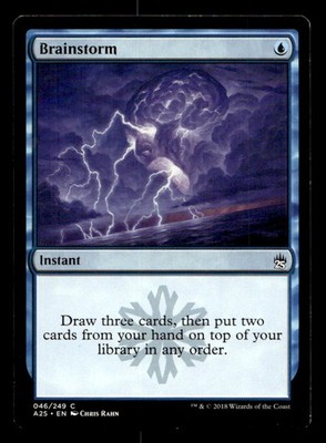 Brainstorm Masters 25 Regular Magic: The Gathering TCG Single Card