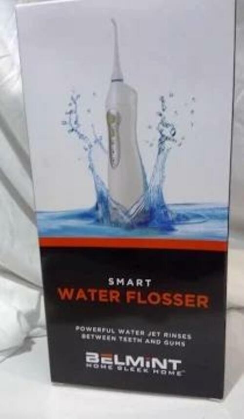 BELMINT Smart Water Flosser BEL-000 Countertop Rechargeable w/ 2 Nozzles