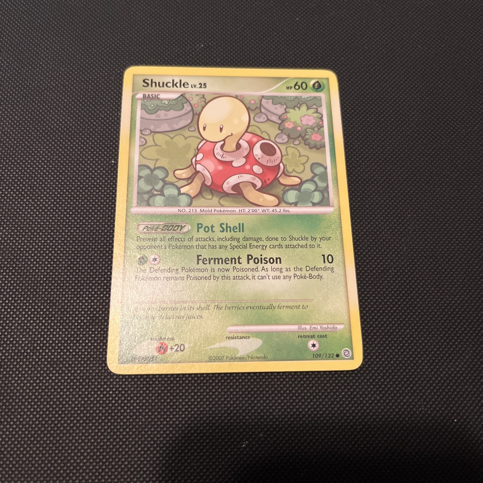 Secret Wonders Shuckle Common 109/132 2007 Pokemon TCG