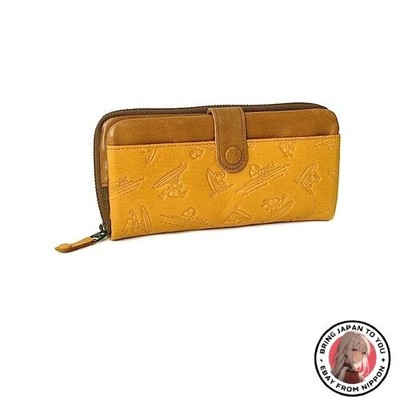 New PEANUTS Snoopy Long Wallet Genuine Leather Fun! Fun! Fun! for Men and Women