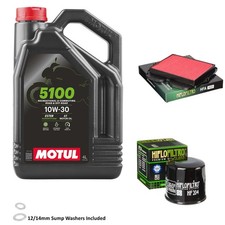 VFR1200 F V4 Air Oil Filter Kit Motul 5100 10w30 4L Honda VFR1200 F V4 2010