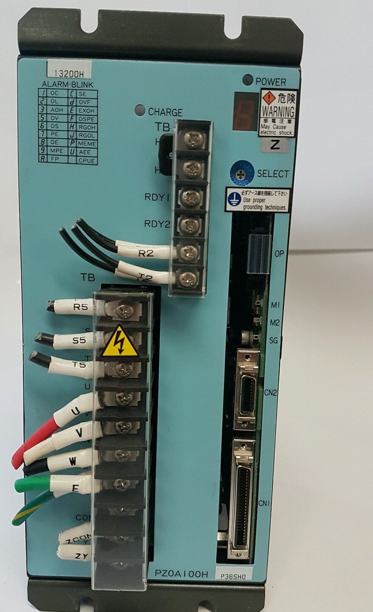 SANYO DENKI BL SUPER SERVO AMPLIFIER PZ0A100HP36SH0 .Fedex