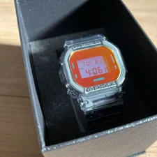 CASIO G-SHOCK DW-5600TLS-8JF BEACH TIME LAPSE Series Digital Men Orange Watch