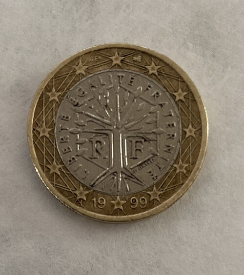 France 1999 Bi-Metallic 1 Euro Coin | eBay
