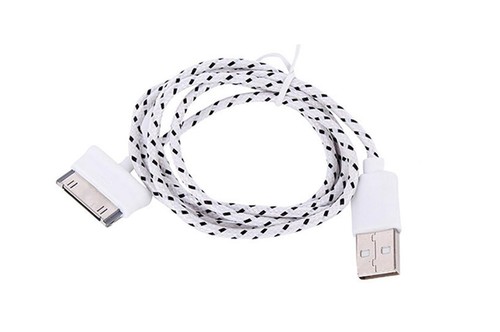 3FT Braided USB data power cord Charger Cable adapter charging for iPhone 4 4S - Picture 29 of 31