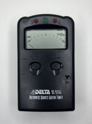 Delta DT 9700 Automatic Quartz Guitar Tuner - TESTED (A11)
