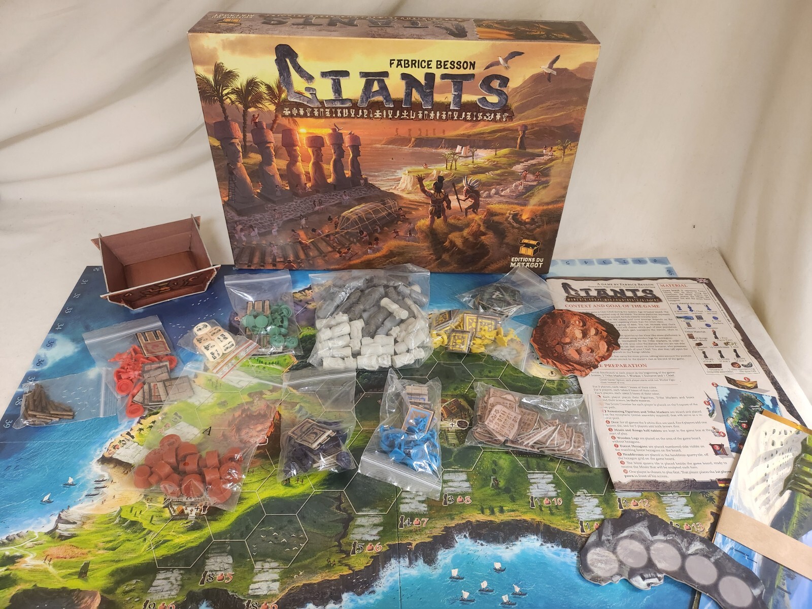 Giants board game, 2008, Editions Du Matagot, 3 - 5 players complete