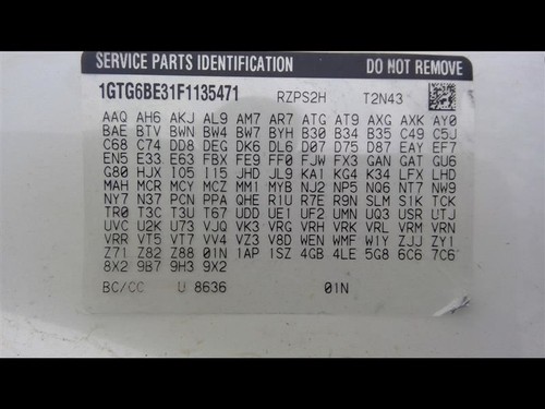 Differential Carrier Front 3.42 Axle Ratio Opt GU6 3.6L Fits 15 CANYON 1013194 - Picture 6 of 7