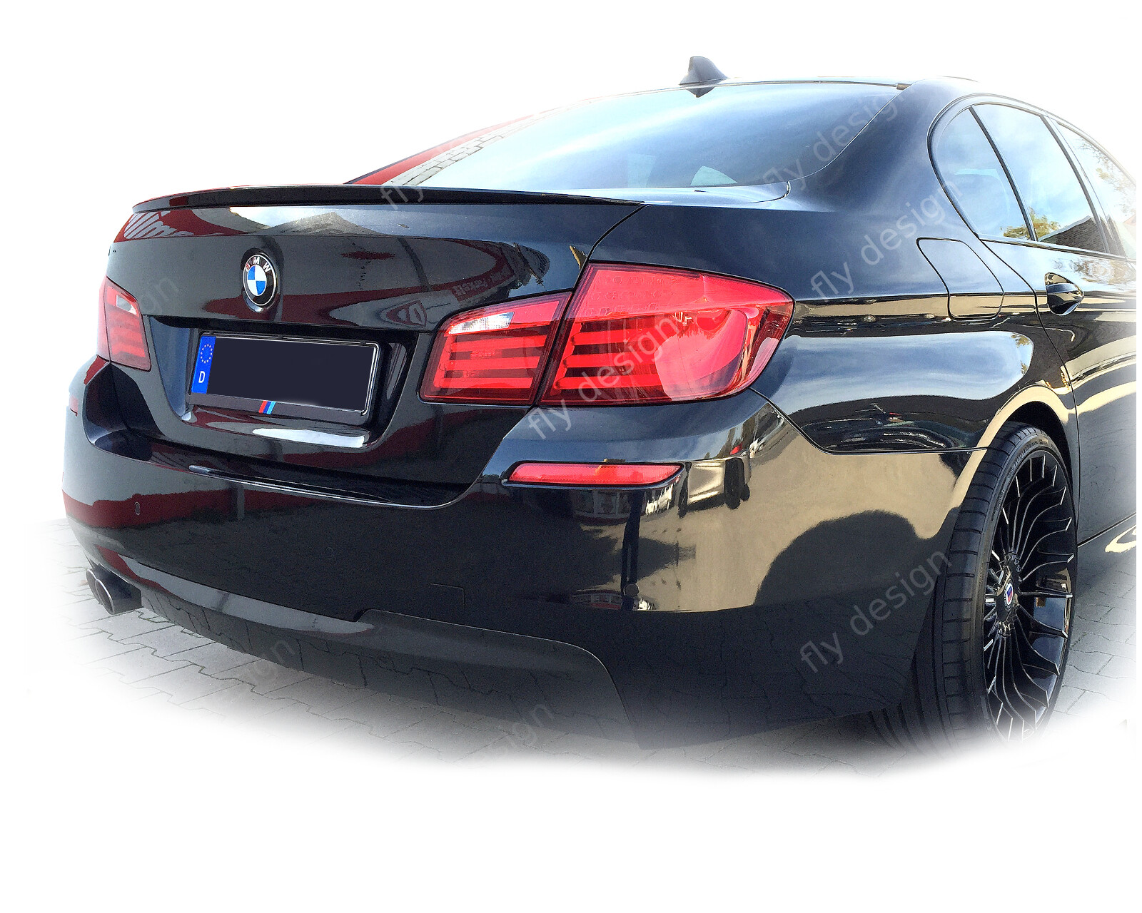 Fits BMW 5er 2010 - 2017 Sedan Limousine Tuning Bodykit Rear Spoiler Lip