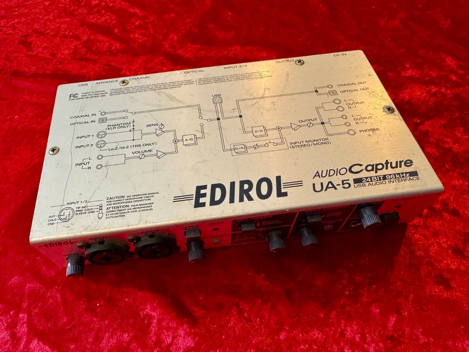 EDIROL Audio Capture UA-5 - INTERFACCIA USB AUDIO 24 bit/96 kHz - Immagine 3 di 4