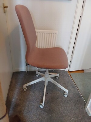 Ikea Conference Chair, LÅNGFJÄLL Office Chair, Pink Chair HEIGHT 104cm  UK
