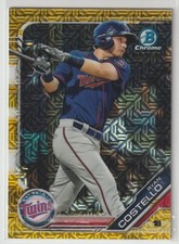 2019 Bowman Chrome - RYAN COSTELLO - GOLD MOJO REFRACTOR /50 #BCP-101 - Twins