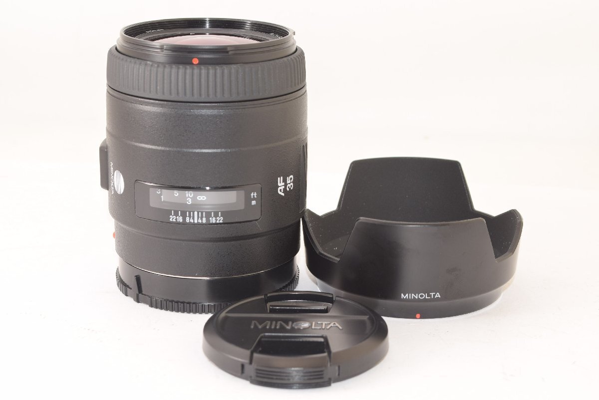ミノルタ minolta AF35mm F1.4 MINOLTA AF 35MM F1.4 G WIDE-ANGLE LENS TELEPHOTO RARE FRONT
