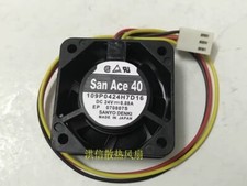 SANYO 109P0424H7D16 4015 DC24V 0.08A 40 15MM 4CM 3-Pin Axial Cooling Fan
