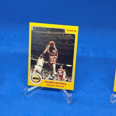 1983-1984 Star Allen Leavell #79. Houston Rockets. See pics. HUGE Star ...