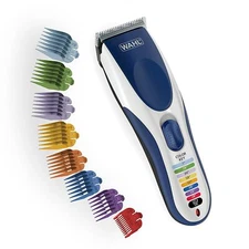 Wahl Color Pro Cordless Rechargeable Hair Clipper & Trimmer – Easy Color-Coded 