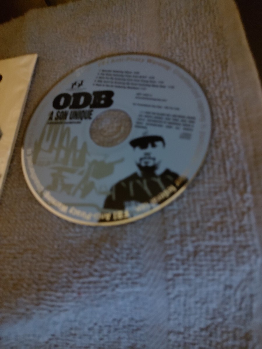 ODB A SON UNIQUE ADVANCE SAMPLER CD OL' DIRTY BASTARD WU-TANG CLAN