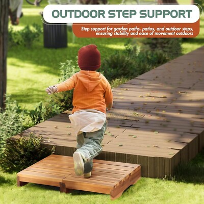 Wooden Stool Steps HouseJoy Wooden One Step Stool For Adults