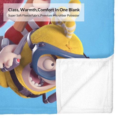 Oddbods Blanket Soft Bed Sofa Throw Cozy Lightweight Birthday Gift - Picture 8 of 15