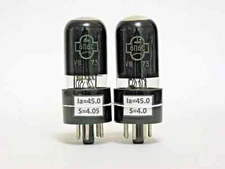 US Stock! 2x 6P6S / 6V6GT / 6П6С / 6P6P MATCHED PAIR (2pcs) TUBES NEW NOS