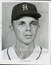 1966 Press Photo Detroit Tigers' Dick Tracewski, baseball player - kfx05040