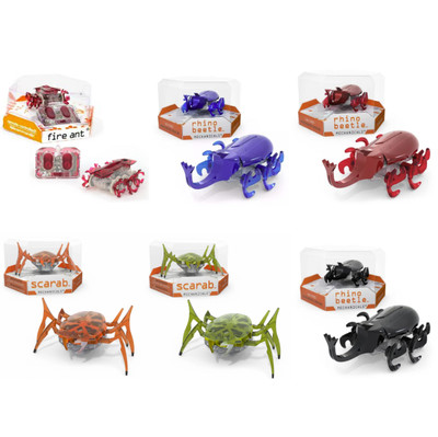 HEXBUG Battery Powered Robot Micro Robotic Hex Bug Red Ant, Scarab, Rhino Beetle