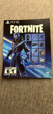 Fortnite Cobalt Star Bundle- 8 Cosmedics And 1,000 V-Bucks (UNSCRATCHED)