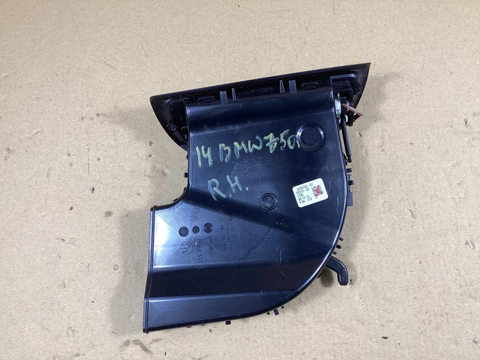 BMW 740LI 750I 750 LI 2011-2015 lado derecho pilar B ventilación de aire 9113794 OEM. Foto 2 de 4