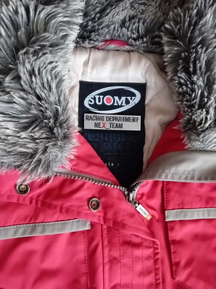 Abrigo chaqueta con capucha para mujer Suomy Racing talla M Foto 3 de 4