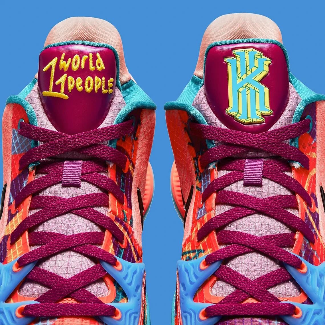 Nike Kyrie Low 4 BASKETBALL 1 World 1 People CW3985-600 Nike Kyrie Low 4 BASKETBALL 1 World 1 People CW3985-600