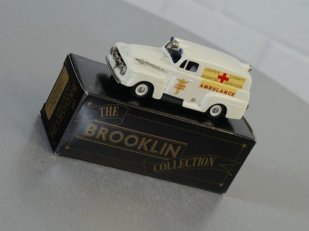 Brooklin Ford F1 Ambulance BRK. 42 1952 Jasper County Auto Modell 