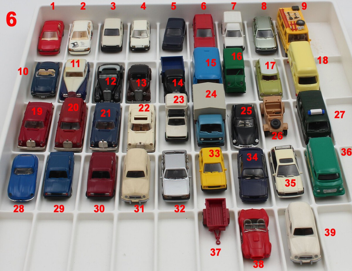 BREKINA ミニカーセット 10台 1:87 Car models to choose Lada Citroen Ford SES Brekina Praline