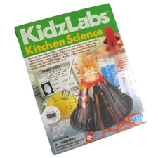 KidzLabs Kitchen Science Experiment Kit 4M Volcano Rocket Electricity Candy