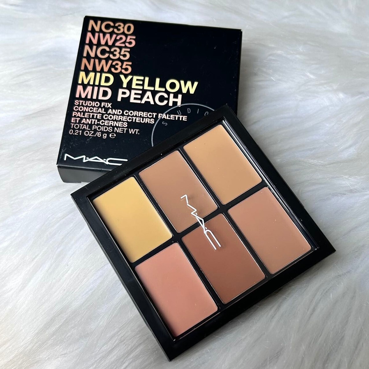 MAC Studio Fix Conceal & Correct Palette – Light: 4 Concealer + 2 Korrekturfarben Für Perfekte Haut