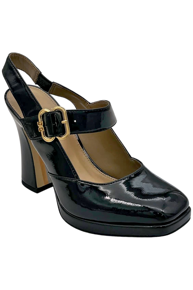 Sam Edelman Womens Jildie Mary Jane Black Patent